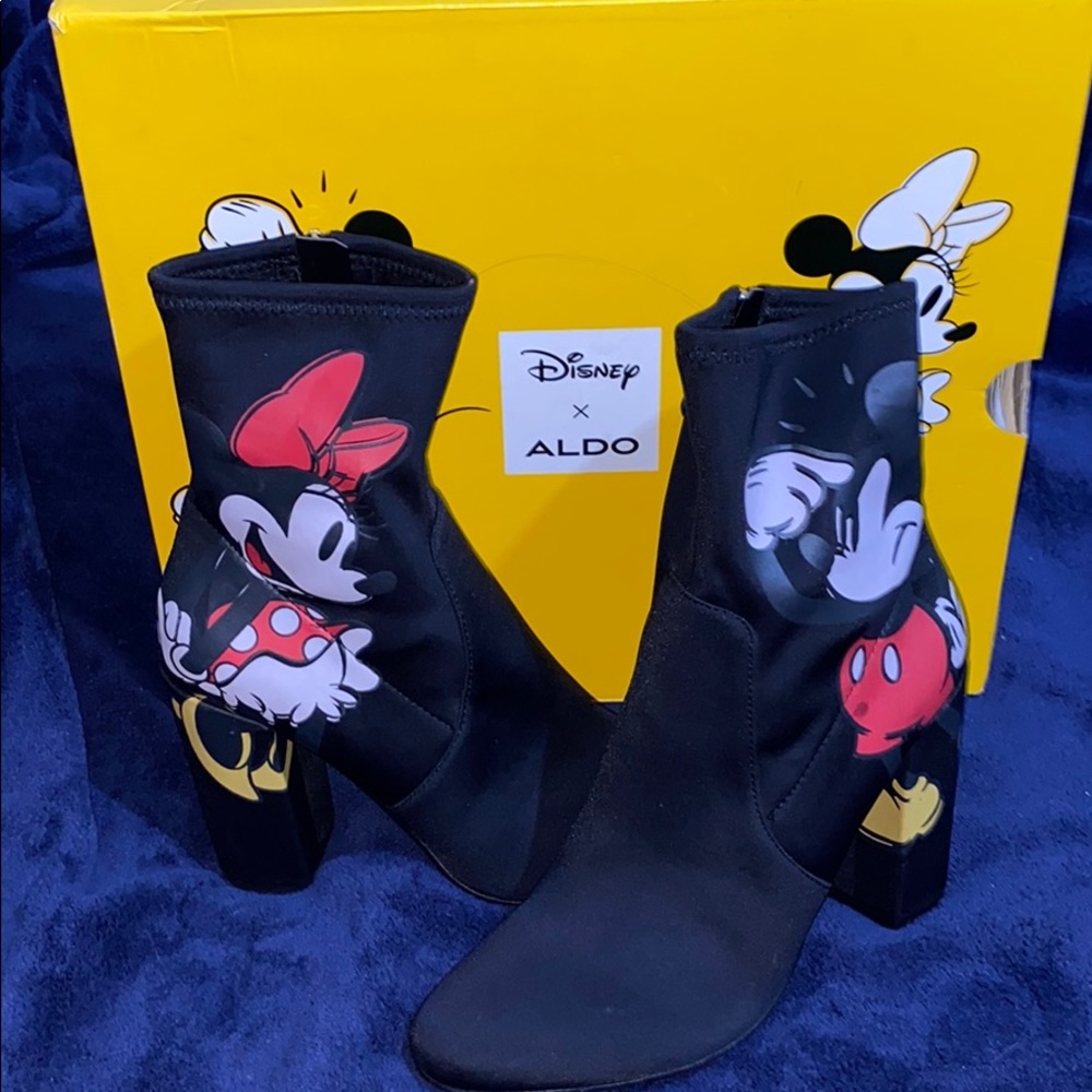 Disney x Aldo black boots